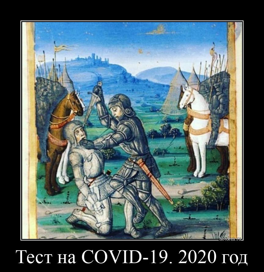 Тест на COVID-19. 2020 год 
