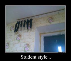 Student style... 