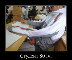 Студент 80 lvl 